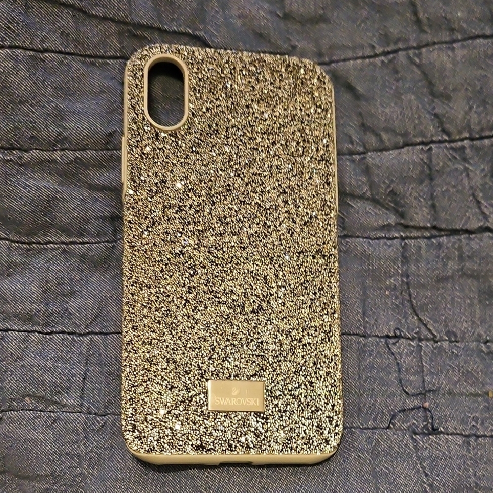 Swarovski Sparkling Gold Phone Case